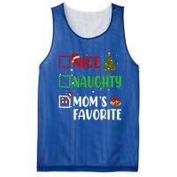 Nice Naughty MomS Favorite Christmas List Holiday Xmas 2024 Gift Mesh Reversible Basketball Jersey Tank