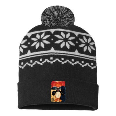 Noot Noot Madafakas Pingu Penguin Scream Anime Manga USA-Made Snowflake Beanie