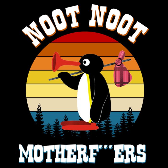 Noot Noot Motherf***ers Penguin Flexfit Unipanel Trucker Cap