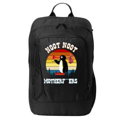 Noot Noot Motherf***ers Penguin City Backpack