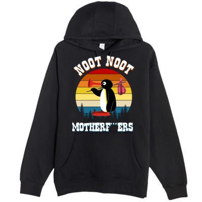 Noot Noot Motherf***ers Penguin Premium Pullover Hoodie