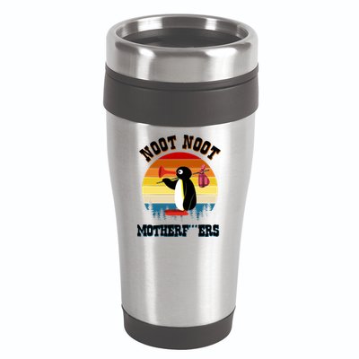Noot Noot Motherf***ers Penguin 16oz Travel Tumbler