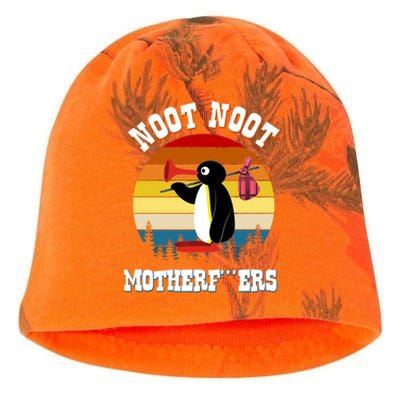 Noot Noot Motherf***ers Penguin Kati - Camo Knit Beanie