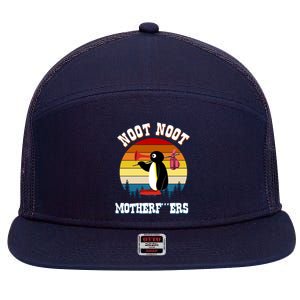 Noot Noot Motherf***ers Penguin 7 Panel Mesh Trucker Snapback Hat