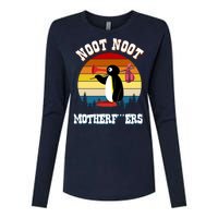 Noot Noot Motherf***ers Penguin Womens Cotton Relaxed Long Sleeve T-Shirt