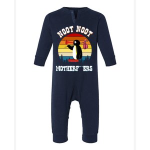 Noot Noot Motherf***ers Penguin Infant Fleece One Piece