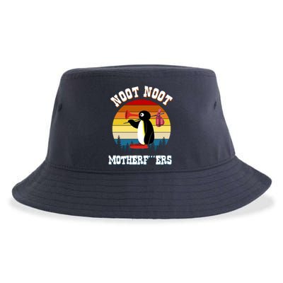 Noot Noot Motherf***ers Penguin Sustainable Bucket Hat