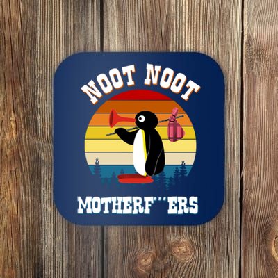 Noot Noot Motherf***ers Penguin Coaster