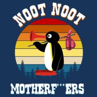 Noot Noot Motherf***ers Penguin Drawstring Bag