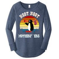 Noot Noot Motherf***ers Penguin Women's Perfect Tri Tunic Long Sleeve Shirt