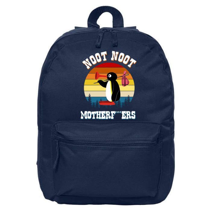 Noot Noot Motherf***ers Penguin 16 in Basic Backpack