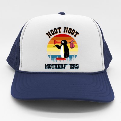 Noot Noot Motherf***ers Penguin Trucker Hat