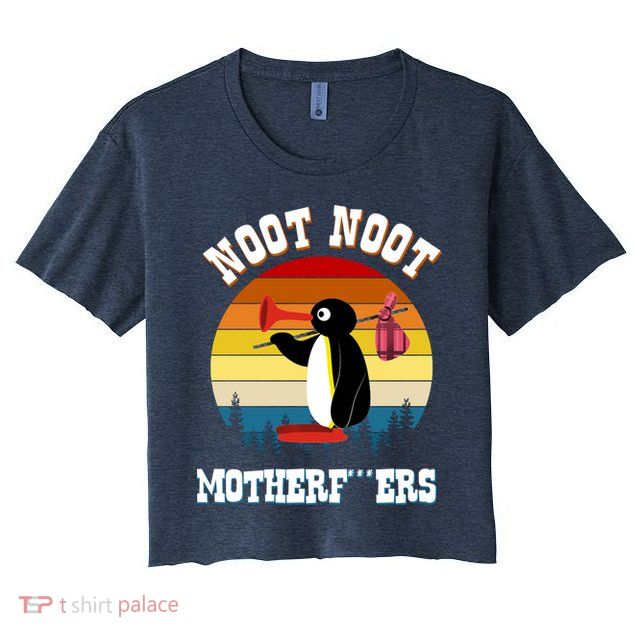 Noot Noot Motherf***ers Penguin Crop Top