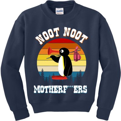 Noot Noot Motherf***ers Penguin Kids Sweatshirt