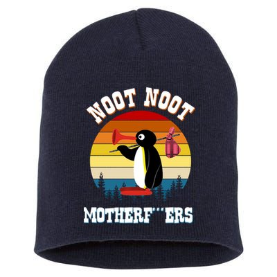 Noot Noot Motherf***ers Penguin Short Acrylic Beanie
