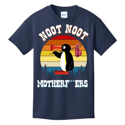 Noot Noot Motherf***ers Penguin Kids T-Shirt