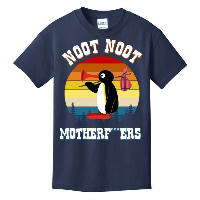 Noot Noot Motherf***ers Penguin Kids T-Shirt