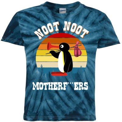 Noot Noot Motherf***ers Penguin Kids Tie-Dye T-Shirt