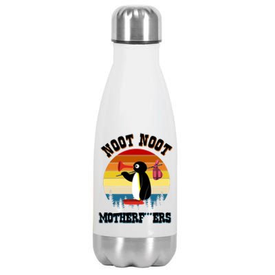 Noot Noot Motherf***ers Penguin Stainless Steel Insulated Water Bottle