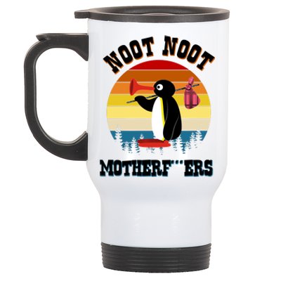 Noot Noot Motherf***ers Penguin Stainless Steel Travel Mug