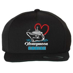 Newlywed Newly Married Cruising Matching Honeymoon Cruise Wool Snapback Cap