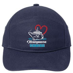 Newlywed Newly Married Cruising Matching Honeymoon Cruise 7-Panel Snapback Hat