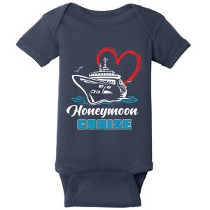 Newlywed Newly Married Cruising Matching Honeymoon Cruise Baby Bodysuit