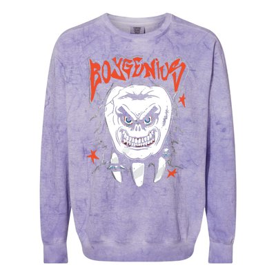 Nation Nu Metal Tooth Colorblast Crewneck Sweatshirt