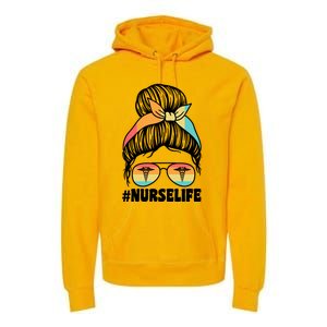 Nurselife Nurses Medical Job Gift Premium Hoodie