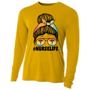 Nurselife Nurses Medical Job Gift Cooling Performance Long Sleeve Crew