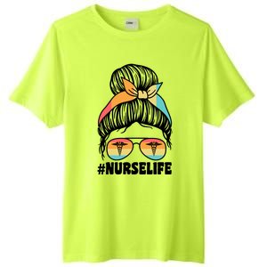 Nurselife Nurses Medical Job Gift Tall Fusion ChromaSoft Performance T-Shirt