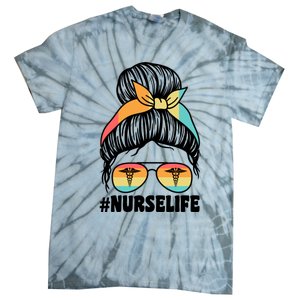 Nurselife Nurses Medical Job Gift Tie-Dye T-Shirt