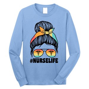 Nurselife Nurses Medical Job Gift Long Sleeve Shirt