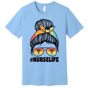 Nurselife Nurses Medical Job Gift Premium T-Shirt