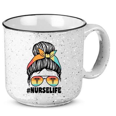 Nurselife Nurses Medical Job Gift 15oz Campfire Ceramic Mug
