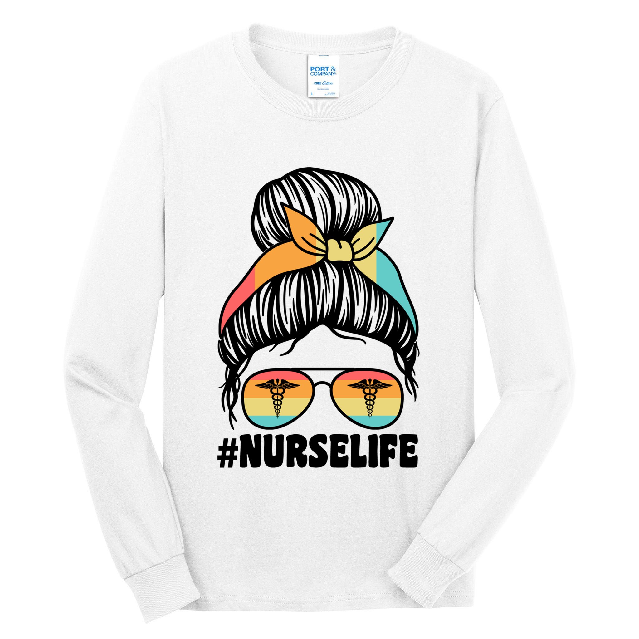 Nurselife Nurses Medical Job Gift Tall Long Sleeve T-Shirt