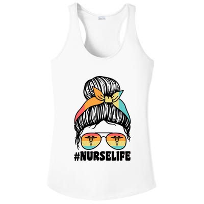 Nurselife Nurses Medical Job Gift Ladies PosiCharge Competitor Racerback Tank