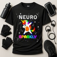 Neurodivergent Neurosparkly Neurodivergence Unicorn ADHD ASD  Performance Shirt