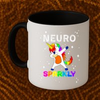 Neurodivergent Neurosparkly Neurodivergence Unicorn ADHD ASD  Mug
