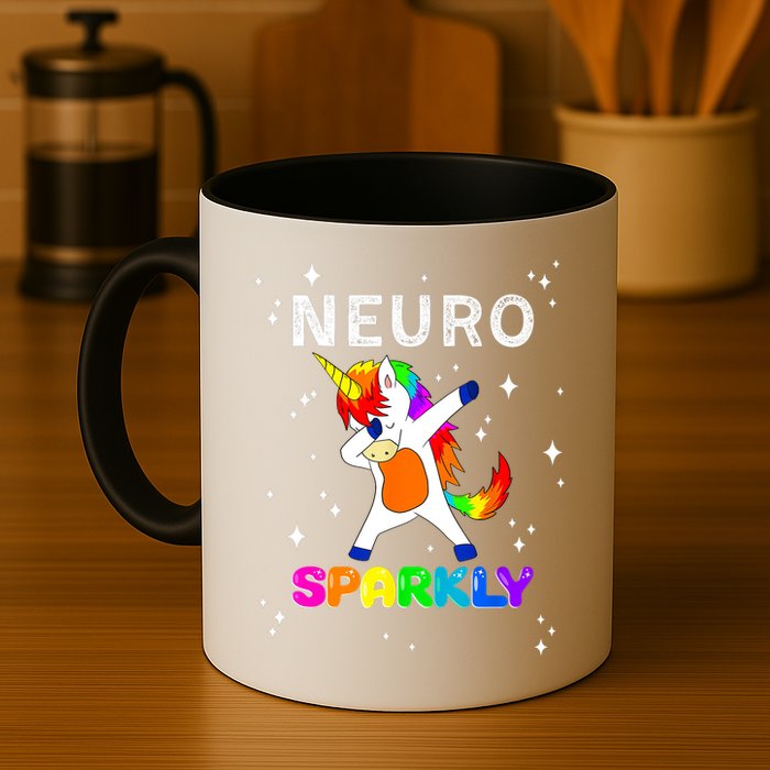 Neurodivergent Neurosparkly Neurodivergence Unicorn ADHD ASD  Mug