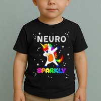 Neurodivergent Neurosparkly Neurodivergence Unicorn ADHD ASD  Toddler T-Shirt