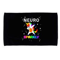 Neurodivergent Neurosparkly Neurodivergence Unicorn ADHD ASD  Microfiber Hand Towel
