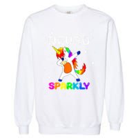 Neurodivergent Neurosparkly Neurodivergence Unicorn ADHD ASD  Garment-Dyed Sweatshirt