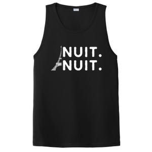 Nuit Nuit Night Night French Words Paris Tower Eiffel PosiCharge Competitor Tank