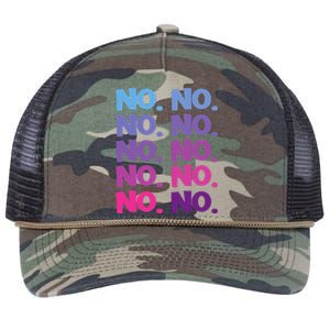 No. No Retro Rope Trucker Hat Cap