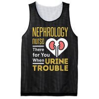 Nephrology Nurse Nursing Dialysis Funny When Urine Trouble Mesh Reversible Basketball Jersey Tank