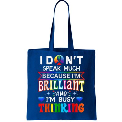 Neurodiversity Neurodivergent Non Verbal Autism Mom Tote Bag