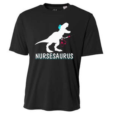 NurseSaurus Nurse-a-saurus Nurse for RN LPN Cooling Performance Crew T-Shirt