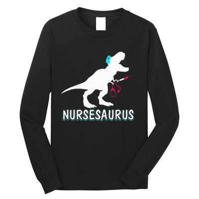 NurseSaurus Nurse-a-saurus Nurse for RN LPN Long Sleeve Shirt