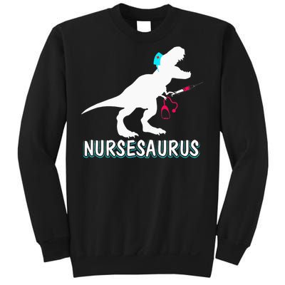 NurseSaurus Nurse-a-saurus Nurse for RN LPN Sweatshirt